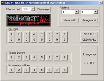 8220-K8074 - USB RF transmitter for PC
