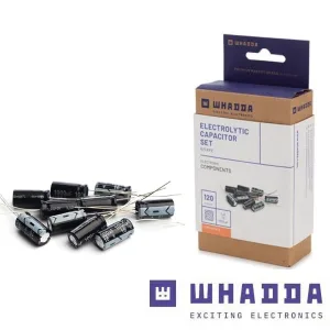 Set of 120 electrolytic capacitors