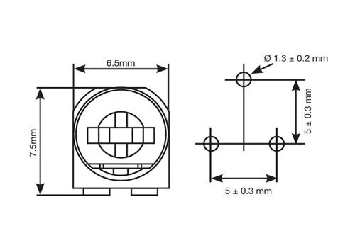 Set of 35 resistive trimmers - Image 4
