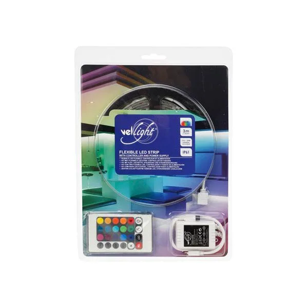 90 RGB LED Strip with Power Supply - 3 metres - Image 3
