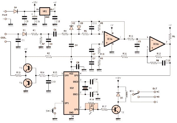 schema chiave RFID