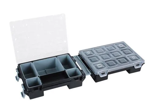 Black Small Parts Case 195x145x95 mm - 6 compartments - Image 4