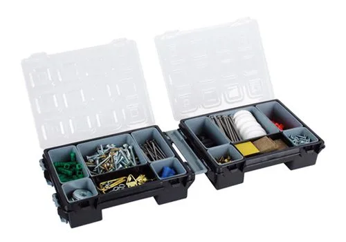 Black Small Parts Case 195x145x95 mm - 6 compartments - Image 6