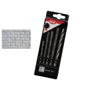 Masonry Drill Bit Set - 5 Pieces