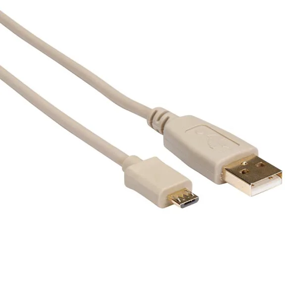 USB 2.0 male (A) โ micro USB (B) cable - 2.5 m - Image 1