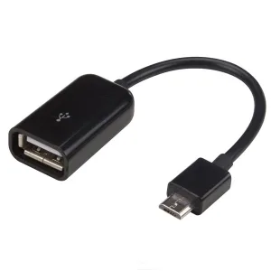 USB A to micro USB Cable with OTG Function