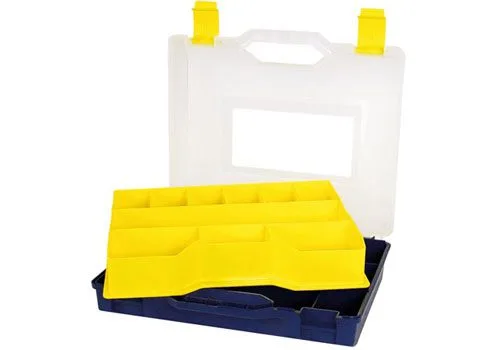 Small Parts Storage Case 385x290x130mm - 10 Compartments - Image 1