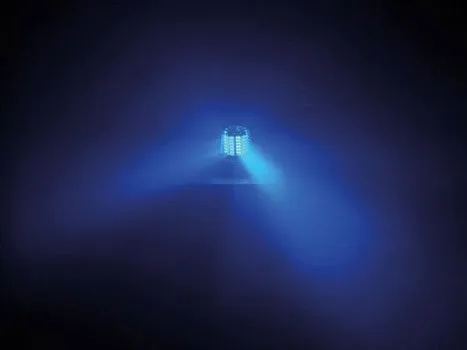 Blue Rotating Beacon with 108 LEDs - 12 Volt - Image 3