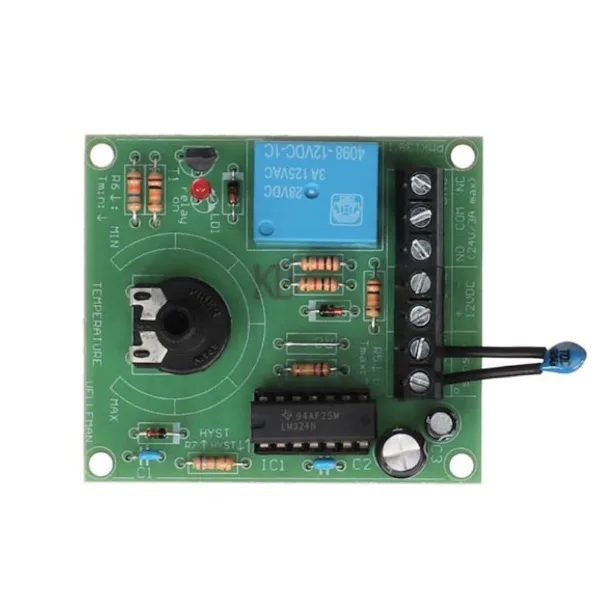 Relay Thermostat for Heating and Air Conditioning Control - Assembled - Image 3
