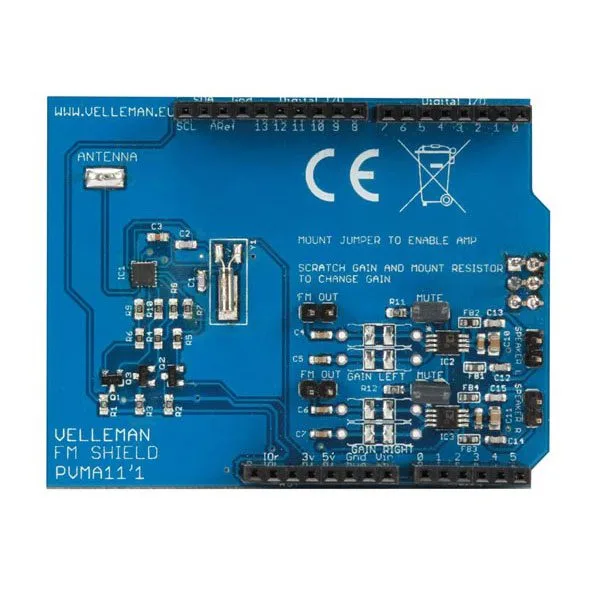 FM Radio Shield for Arduino - Assembled - Image 3