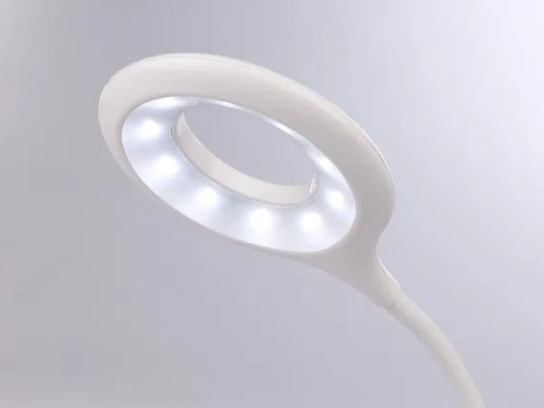 LED desk lamp with dimmer and clip mount - Image 4