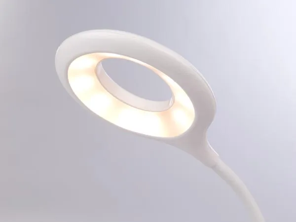 LED desk lamp with dimmer and clip mount - Image 5