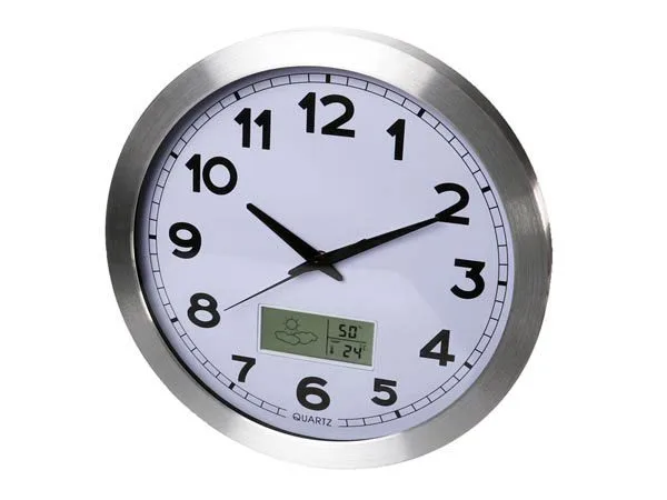 Wall clock with thermometer and hygrometer - Image 3