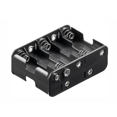 10 X AA Battery Holder with Clip Terminals - Image 1