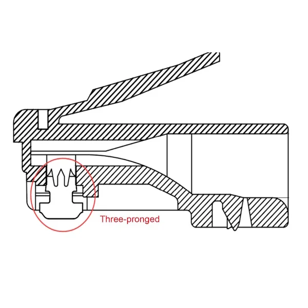 RJ45 Plug, CAT 6 UTP unshielded - Image 3