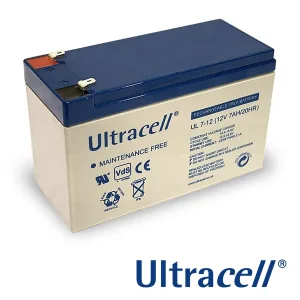 ULTRACELL Rechargeable Battery 12 V - 7 Ah