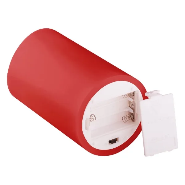 Set of 4 Red LED Candles in Real Wax - Image 4