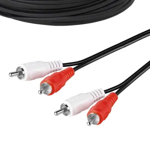 Audio Cable 2+2 RCA Male - 1.5 metres
