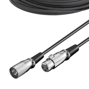 XLR connection cable - male/female 6 metres
