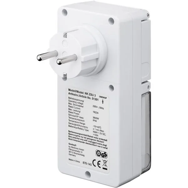Outdoor weekly digital timer 3600 W - IP44 - Image 3