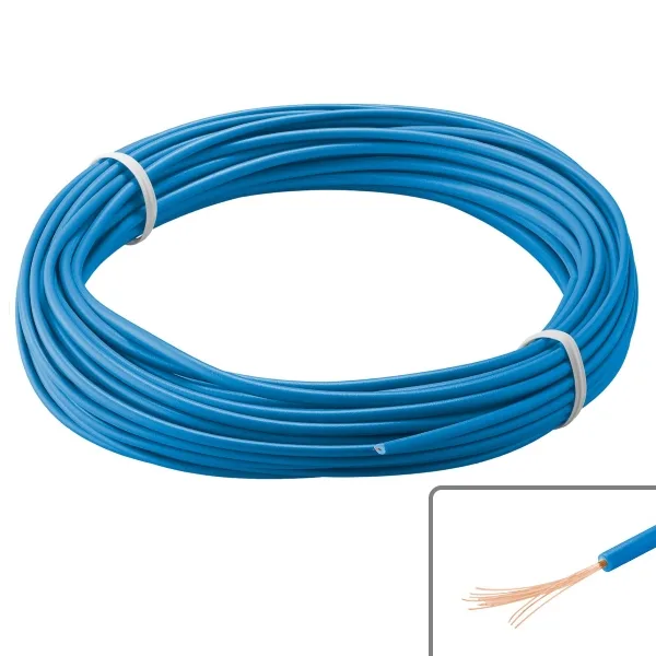 Hook-up Wire Spool 10 metres - blue - Image 1