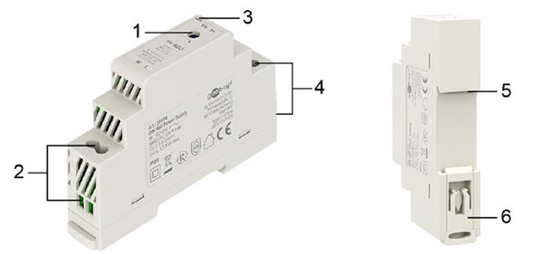 DIN rail mount power supply