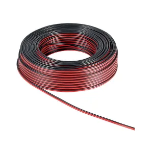 Speaker Cable Red/Black 2x0.75 mm² - 25 meters