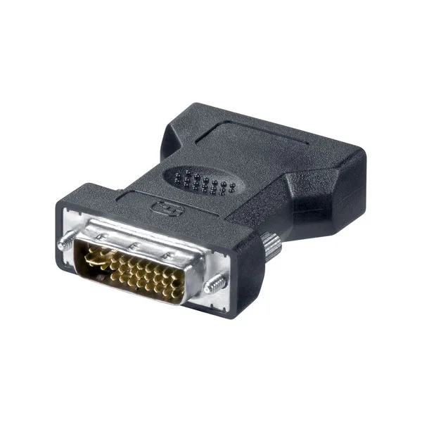 Gold-Plated DVI-I to VGA Socket Adapter - Image 1