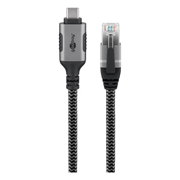 RJ45 CAT 6 / USB-C Network Cable - 2 metres - Image 6