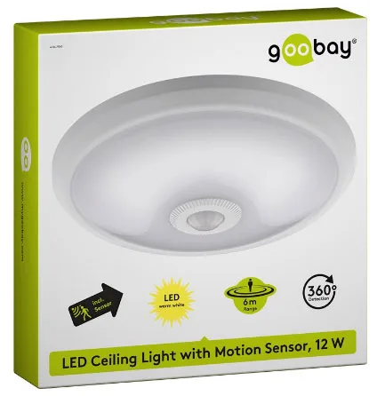 LED Ceiling Light with Motion Sensor - Warm White - Image 3