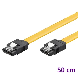 SATA 6 Gbit Cable with Clip -  50 cm