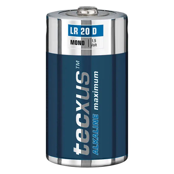 Blister Pack of 2 Alkaline Manganese LR20 D Batteries - Image 3