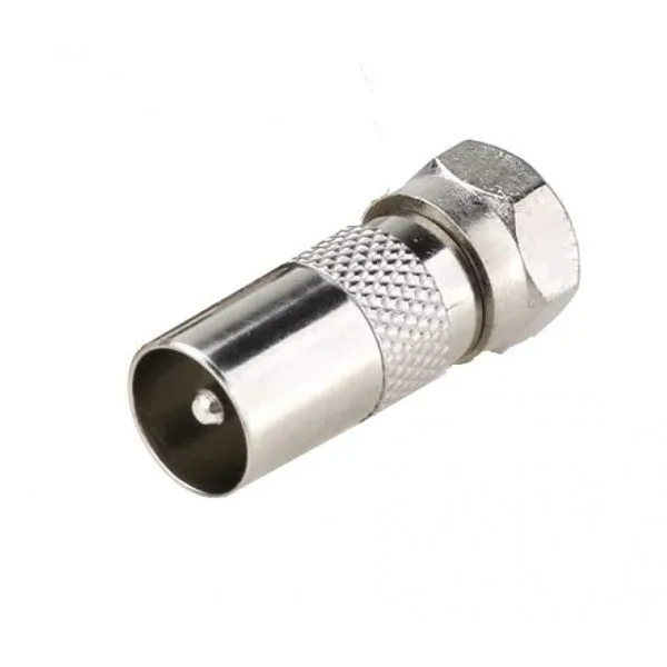 Adapter, F Male to Male Aerial Plug - Image 1