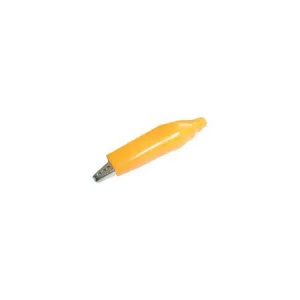 Yellow crocodile clip terminal