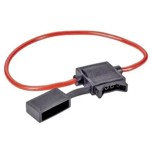 Waterproof automotive fuse holder for ATC fuses