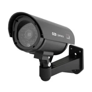 Dummy Bullet Camera with Fake IR LEDs and Red LED
