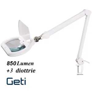 Professional LED magnifying lamp, 3 dioptres - 850 lumen