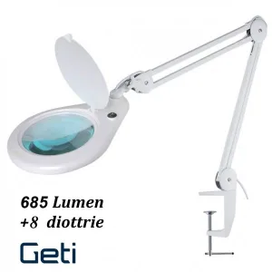 LED Lamp with 8 Dioptre Magnifying Lens