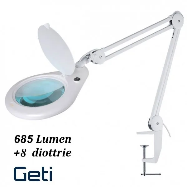 LED Lamp with 8 Dioptre Magnifying Lens - Image 1