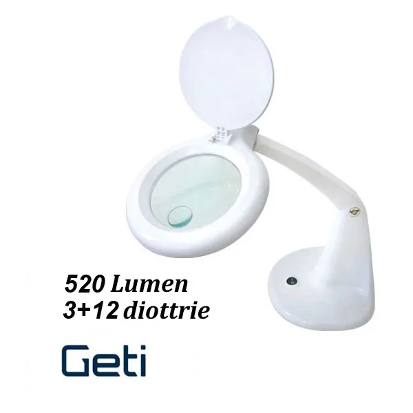 LED Desk Lamp with Magnifying Lens - Image 1