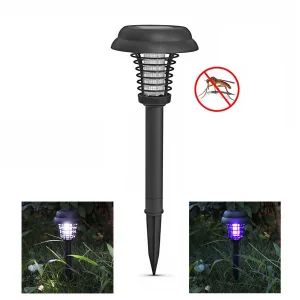 Solar bug-zapper lamp