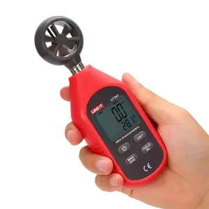 Mini Anemometer Thermometer