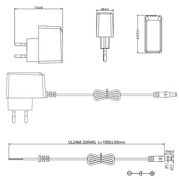 12V / 1A Switching Power Supply - 12W - Image 5