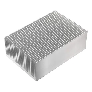 Finned aluminium heatsink - 100x69x36mm