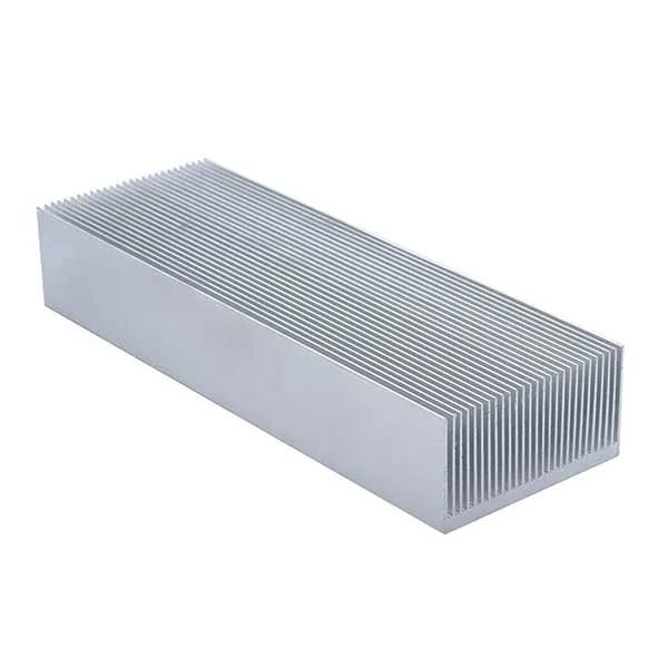 Finned aluminum heatsink - 200x69x36mm - Image 1
