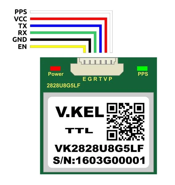 VK2828 GPS Module with Antenna - Image 3