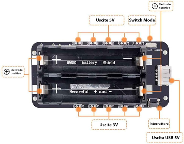 Dual 18650 Lithium Charger Booster