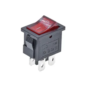 ON/OFF switch with red indicator light - 10A/250V