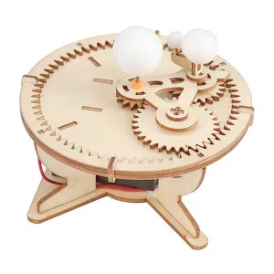 Wooden Sun-Earth-Moon System Educational Kit – Interactive Orbital Model