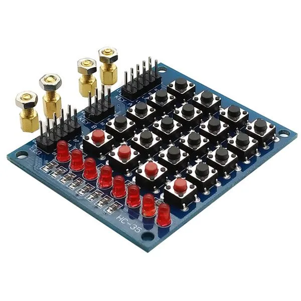 4x4 matrix keypad with 8 LEDs - Image 1